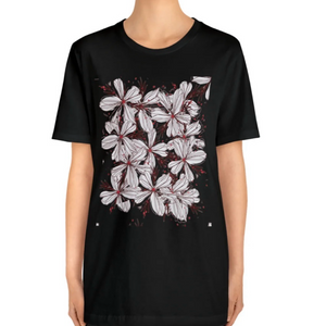 Sketchy flower t-shirt