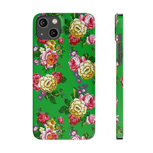 Green Floral case